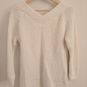 French Connection White Sweater Size S
